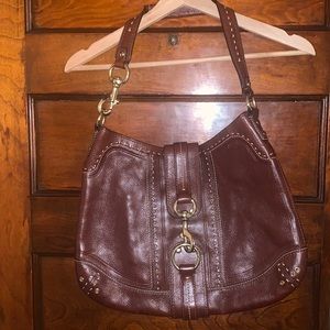 Coach Maroon purse